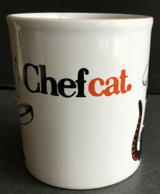 Vintage 1979 B Kliban Kiln Craft Chef Cat Coffee Mug - 2