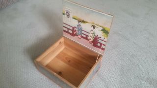 Antique Grandma ' s Comfort Green Tea Box - MADE IN JAPAN - Haserot Co.  Importers 2
