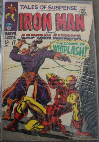 Tales Of Suspense 97 Stan Lee,  Iron Man,  Black Panther,  1st App Of Whiplash