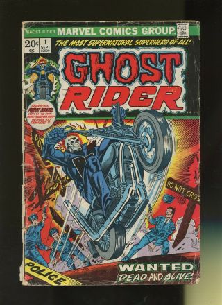 Ghost Rider 1 Gd 1.  8 (vol.  2) 1 Book Marvel,  1973,  1st App.  Of Daimon Hellstorm
