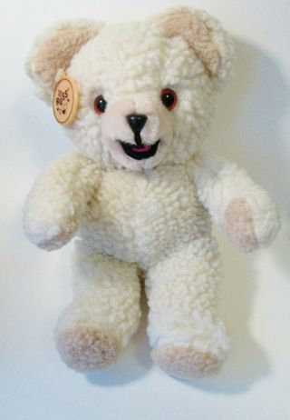 Vtg 1986 Russ Snuggle Fabric Softener Bear 10 " Plush Stuffed Animal W Ear Tag