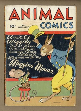 Animal Comics 3 1943 Fr/gd 1.  5