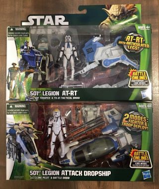 Star Wars 501st Legion Attack Dropship At - Rt Hasbto Clonetroopers