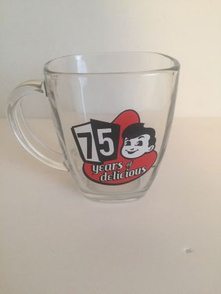 Big Boy Restaurant 75 Years Of Delicious Square Glass Coffee Mug