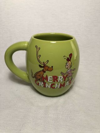Dr Suess Green Coffee Mug.  Merry Grinchmas.  How The Grinch Stole Christmas 2