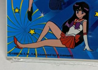 Vintage Sailor Moon Sticker 1998 N.  T.  /K.  Topps Merlin Cartoon Stickers Sheet 3