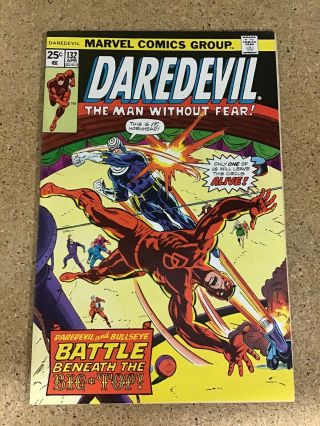 Daredevil 132 2nd Bullseye App,  Marvel 1976 Bronze Age Key Issue