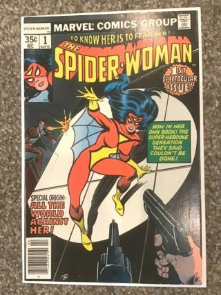 Comic Book The Spider Woman 1 Marvel 1978