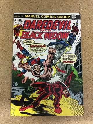 Daredevil 103 Marvel Comic Book Spider - Man Black Widow Defenders