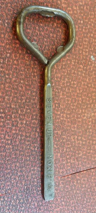 Vintage Soft Drink Bottle Opener Seven Up - Moxie Country Store