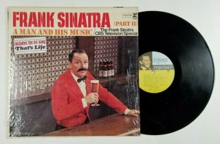 Frank Sinatra A Man And His Music (part Ii) Lp Reprise R 5004 Us 1965 Vg - 15a
