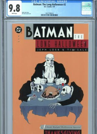 Batman The Long Halloween 2 Cgc 9.  8 White Pages Dc Comics 1997