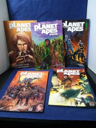 Planet Of The Apes Graphic Novels X5 Nm
