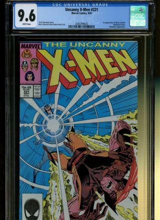 Uncanny X - Men 221 Cgc 9.  6 | Marvel 1987 | 1st Mister Sinister - Nathaniel Essex.