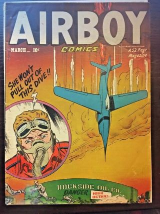 Airboy Comics Vol.  08 1951 Hillman) 2 Comic Golden Age