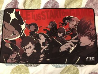 Persona 5 Playmat Mousepad Atlus Booth Anime Expo Ax