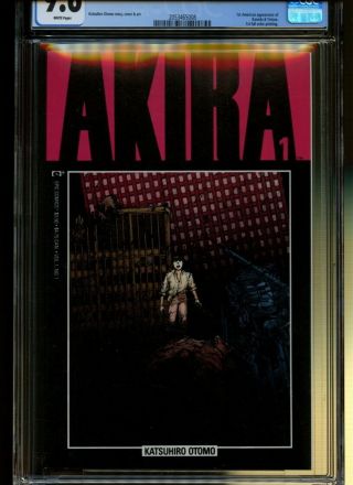 Akira 1 CGC 9.  6 | 1988 | 1st American App of Kaneda & Tetsuo.  1st Color Print. 2