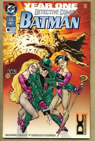 Detective Comics Annual 8 - 1995 Nm 9.  4 Dc Universe Logo Variant Cover Batman