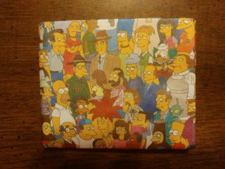The Simpsons Mighty Wallet Bill Fold Tyvek Paper Wallet Dinomighty Design