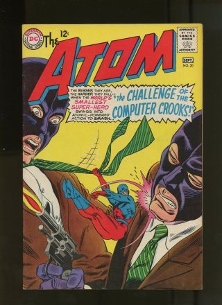 Atom 20 Vf 7.  5 1 Book (1965 Dc Comics) Gardner Fox Gil Kane Sid Greene