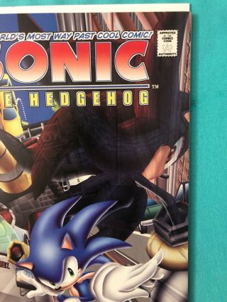 SONIC the HEDGEHOG 98 2001 Archie Comics 1st Appearance Of Shadow The Hedgehog 3