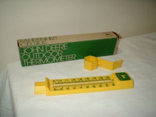 Nos John Deere Outdoor Thermometer.  Old Stock.