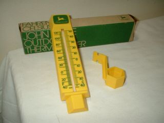 NOS John Deere outdoor thermometer.  old stock. 3