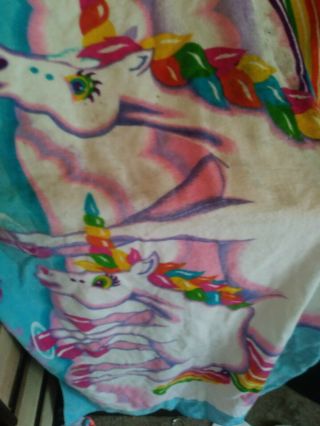 Vintage Lisa Frank Unicorn Beach Towel