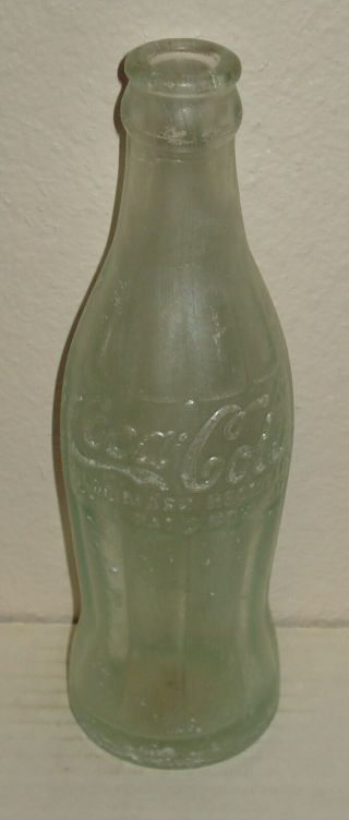 Rare 1915 Coca - Cola Coke " R " Bottle - Sherman,  Tx