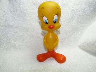 Vintage Warner Brothers Dakin Tweety Bird Rubber Figure Toy