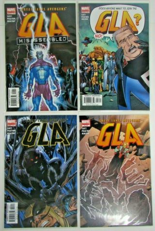 Gla Great Lakes Avengers Complete 4 Issue Series 1 2 3 4 (2005) Missassembled