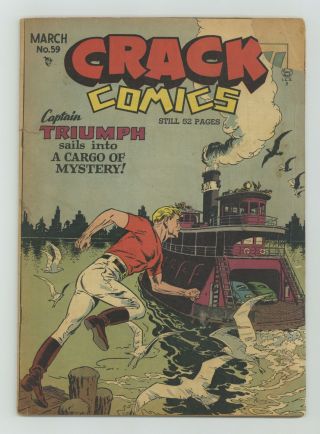 Crack Comics 59 1949 Gd 2.  0