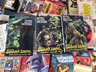Saga Of The Swamp Thing 1 - 3 Set Of Hardcover Books Vols.  1 2 3 Alan Moore