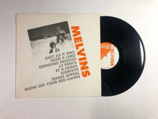 Melvins 8 Songs Ep C/z Cz002 Us 1991 Vg,  Punk Grunge Stoner Rock 4a