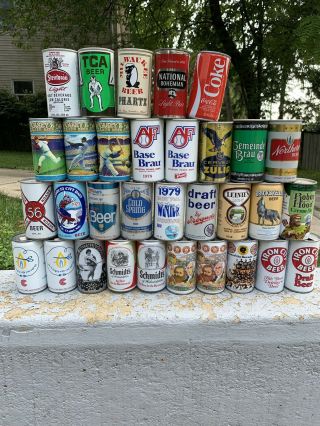 Collectible Flat Top Beer Cans
