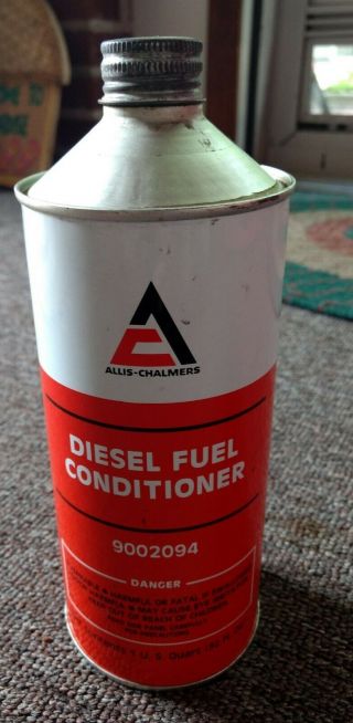 Vintage Allis - Chalmers Diesel Fuel Conditioner Quart Cone - Top Can