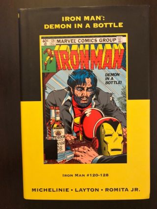 Iron Man Demon In A Bottle 120 - 128 Marvel Premier Classic Vol 9 Hc Hardcover