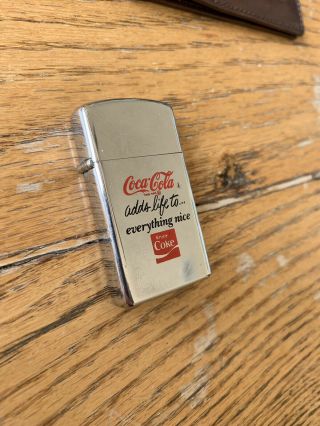 Vintage Zippo Coke “ Coca - Cola “ Lighter – Circa 1965