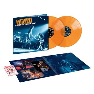Nirvana Live At The Paramount Orange Ltd Edition 2x Vinyl Lp