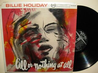 Billie Holiday - All Or Nothing At All - Vintage Verve Dsm In Shrink