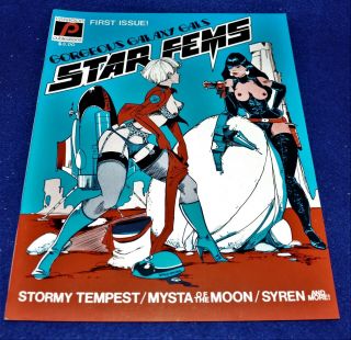 Star Fems,  1st Issue,  Pro Fanzine - William Black,  Paragon Pub. ,  Stormy Tempest - Mysta