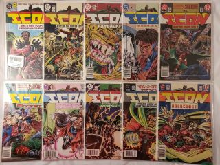 Icon 1 - 40 & 42 (dc 1993) Almost Complete Set Nm