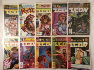 Icon 1 - 40 & 42 (DC 1993) Almost Complete Set NM 3