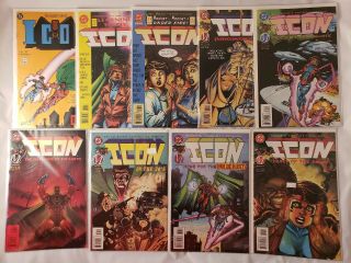 Icon 1 - 40 & 42 (DC 1993) Almost Complete Set NM 4