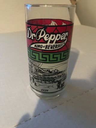 1978 Dr.  Pepper King Of Beverage Glass -