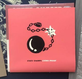 State Champs - Living Proof Vinyl Lp Limited 82/100 With Tech Deck Real Friends