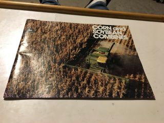 1980 John Deere Tractor 4420 6620 7720 Corn & Soybean Combine Combines Brochure