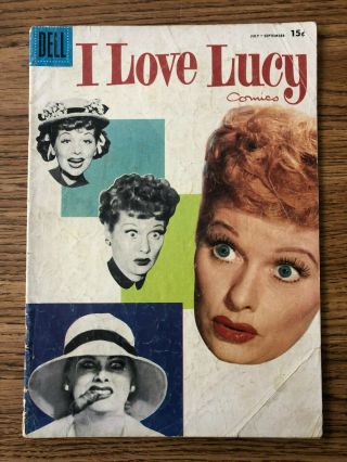 I Love Lucy 16 (1957) Dell Photo Cover Gd/vg