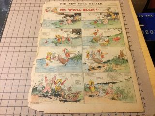 Mr Twee Deedle Newspaper Comic Sept 17,  1911 - John Gruelle -