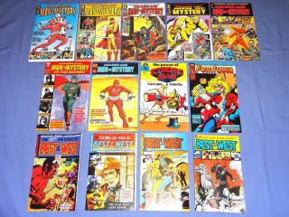 Men Of Mystery Femforce 50 Strong Man 1 Best Of The West Golden Age Ac Collector